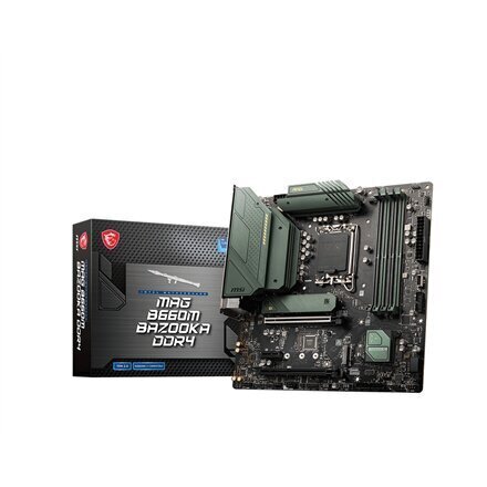 MSI MAG B660M BAZOOKA DDR4 hind ja info | Emaplaadid | kaup24.ee