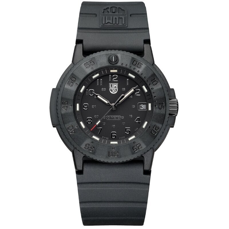 Meeste käekell Luminox Original Navy SEAL Evo Blackout Military Dive XS.3001.EVO.BO цена и информация | Meeste käekellad | kaup24.ee