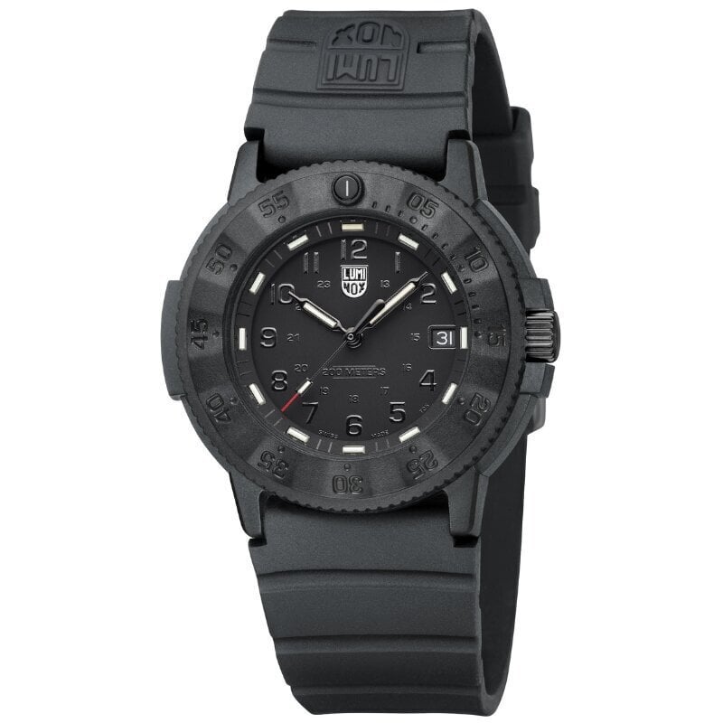 Meeste käekell Luminox Original Navy SEAL Evo Blackout Military Dive XS.3001.EVO.BO цена и информация | Meeste käekellad | kaup24.ee