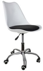 Офисный стул - черный и белый цена и информация | Офисные кресла | kaup24.ee