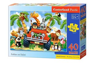 Puzzle 40 Softies on Safari 040131 hind ja info | Pusled | kaup24.ee