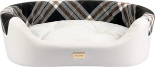 Amyplay кроватка Ellipse 2 в 1 Kent, L, белый​  цена и информация | Лежаки, домики | kaup24.ee