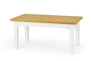 Складной cтол Halmar Leonardo, белый / дубовый цвет цена и информация | Кухонные и обеденные столы | kaup24.ee