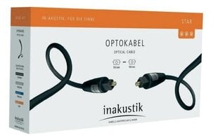 Optiline kaabel TOSLINK - TOSLINK 1.5m inakustik STAR hind ja info | Kaablid ja juhtmed | kaup24.ee