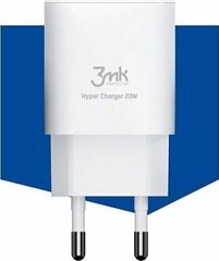 3MK HyperCharger 20W hind ja info | Mobiiltelefonide laadijad | kaup24.ee