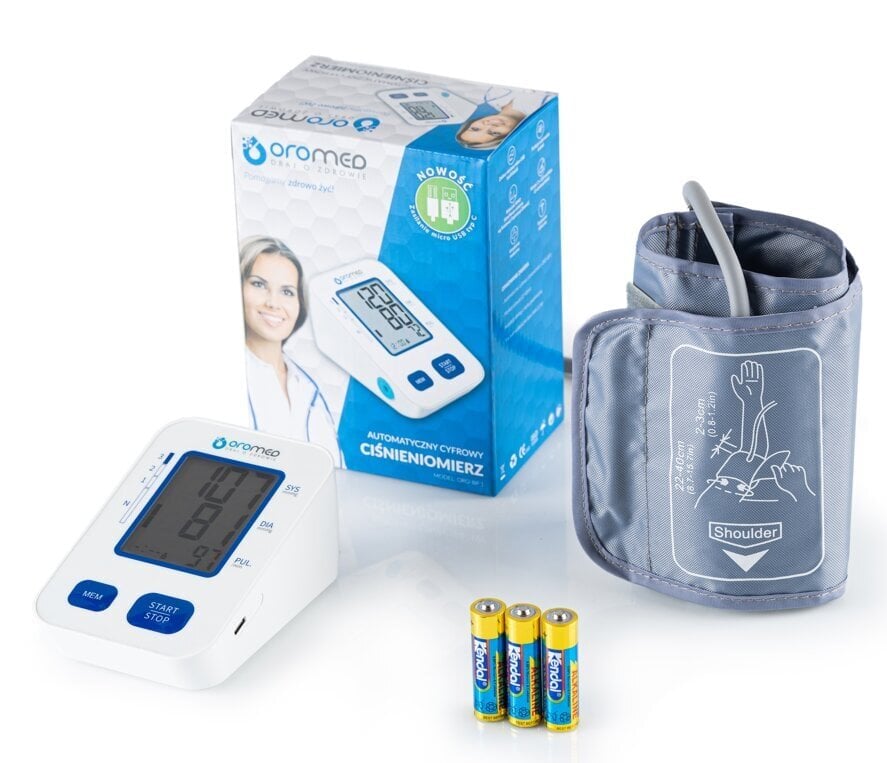 Elektrooniline vererõhumõõtja USB OROMED ORO-BP 1 цена и информация | Vererõhuaparaadid | kaup24.ee