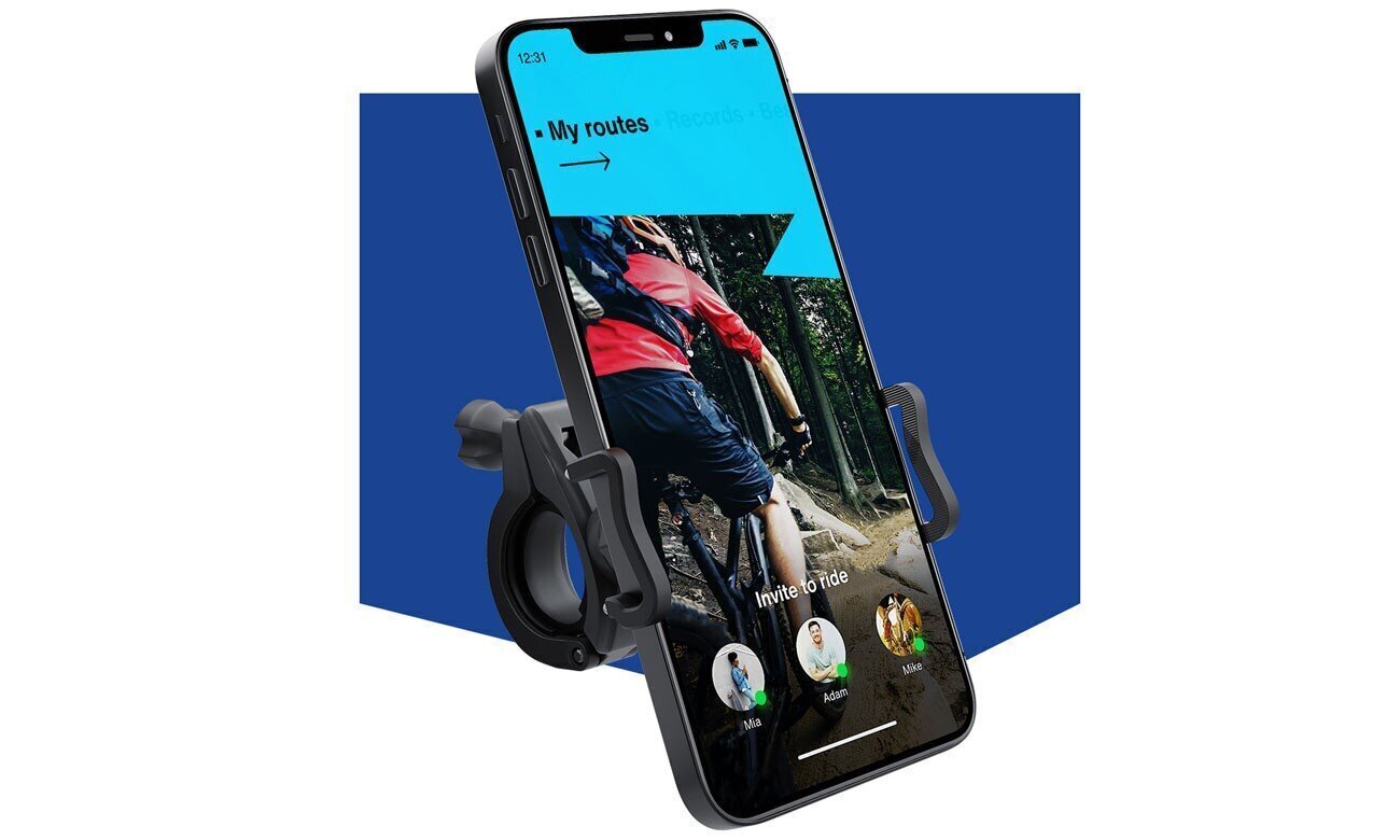 Universaalne telefonihoidik jalgratta jaoks 3MK Bike Holder Pro hind ja info | Mobiiltelefonide hoidjad | kaup24.ee