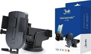 Универсальный автомобильный держатель телефона 3MK Twist Automatic цена и информация | Mobiiltelefonide hoidjad | kaup24.ee