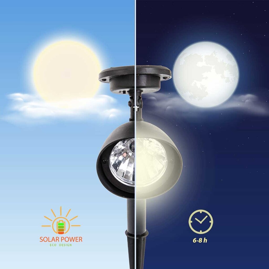 Aialatern päikesepaneeliga Saska Garden 3 LED hind ja info | Aia- ja õuevalgustid | kaup24.ee