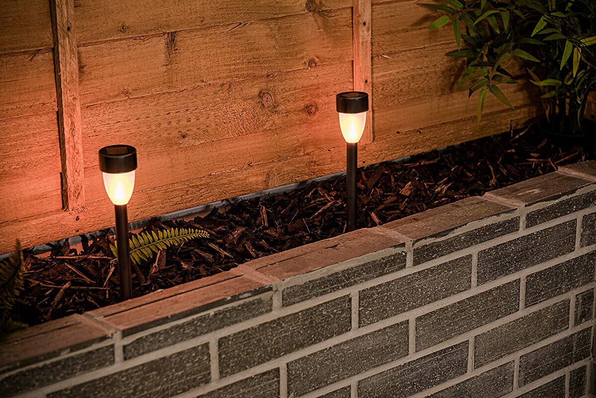 Leegiefektiga aialamp Saska Garden, 3 LED, 36,5 cm hind ja info | Aia- ja õuevalgustid | kaup24.ee
