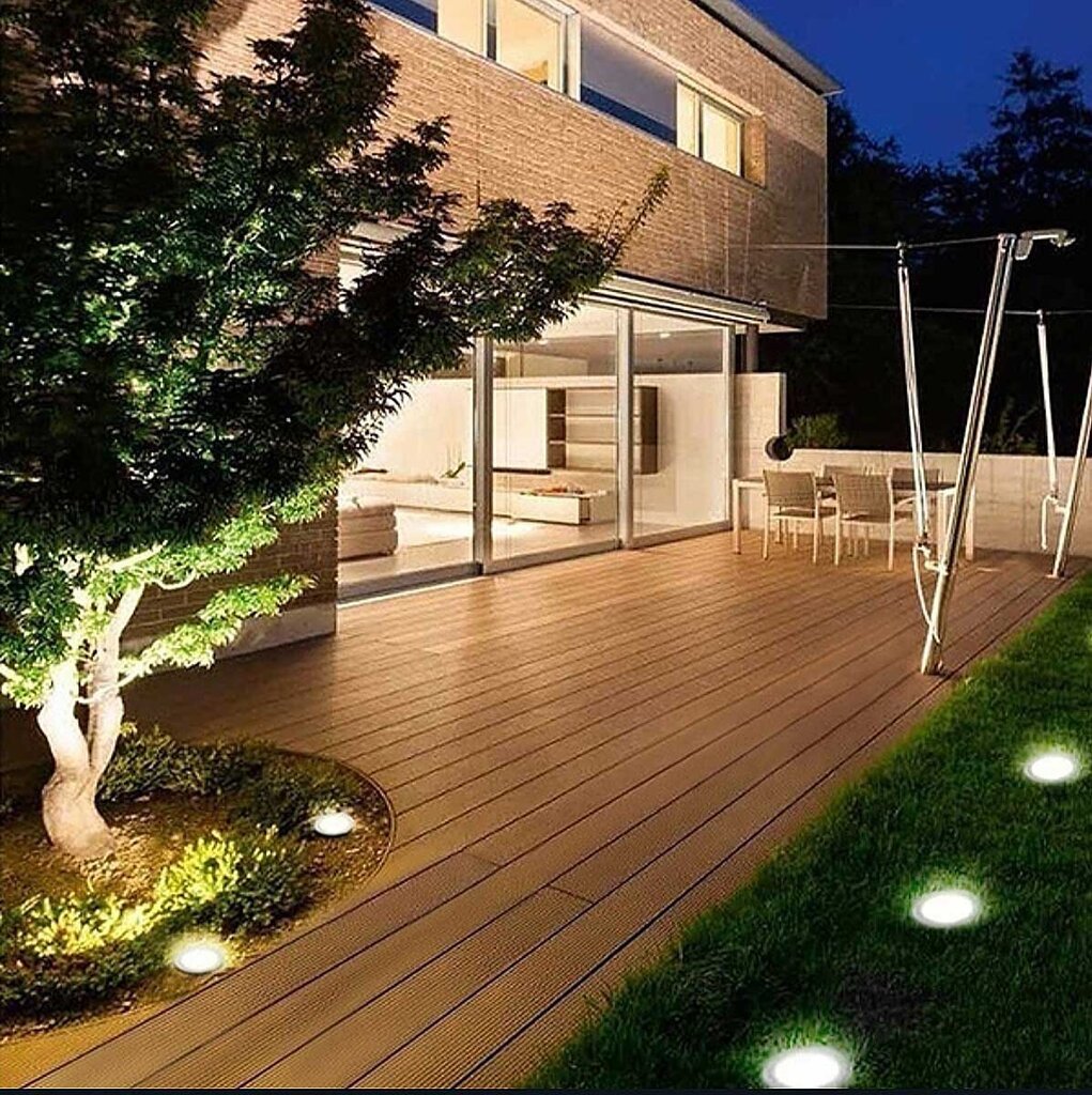 Aialamp päikesepatareiga Saska Garden 8 LED, 4 tk. цена и информация | Aia- ja õuevalgustid | kaup24.ee