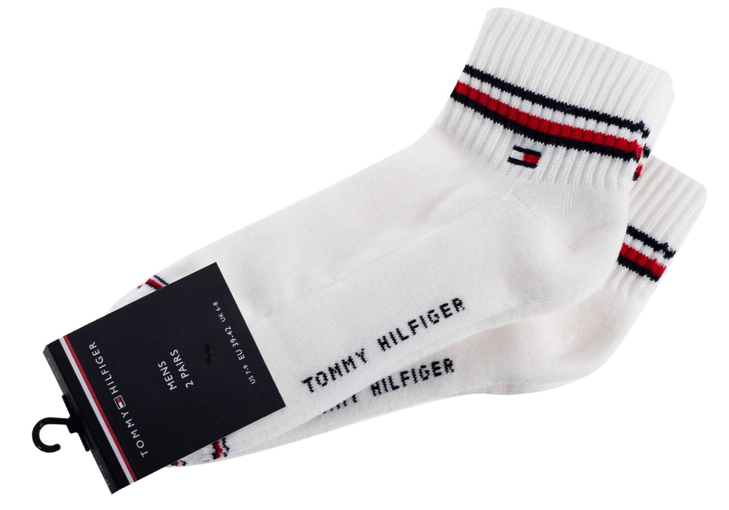 Tommy Hilfiger meeste sokid 2pk, valge hind ja info | Meeste sokid | kaup24.ee