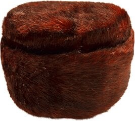 Kunstkarusnahast müts-Burgundy цена и информация | Мужские шарфы, шапки, перчатки | kaup24.ee