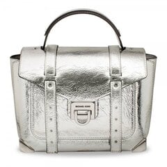 Naiste Kott Michael Kors 35H1SNCS6M-SILVER Hõbedane (27 x 21 x 11 cm) цена и информация | Женские сумки | kaup24.ee