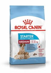 ROYAL CANIN emased ja nende kutsikad Medium starter, 4 kg hind ja info | Kuivtoit koertele | kaup24.ee