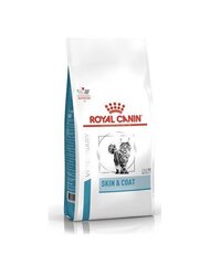 Royal Canin tundliku naha või karvaprobleemidega kassid Skin&Coat, 1,5 Kg hind ja info | Kuivtoit kassidele | kaup24.ee
