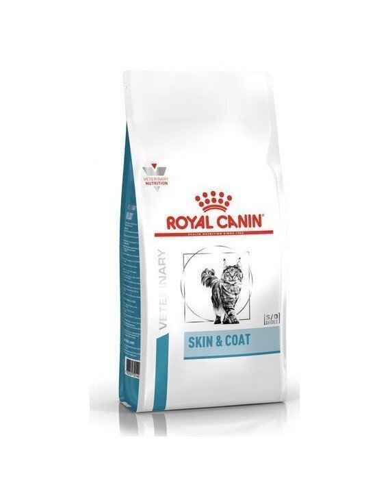 Royal Canin tundliku naha või karvaprobleemidega kassid Skin&Coat, 1,5 Kg цена и информация | Kuivtoit kassidele | kaup24.ee