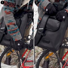 Wozinsky waterproof backpack bike bag 2in1 23l black (WBB31BK) hind ja info | Rattakotid ja telefonikotid | kaup24.ee