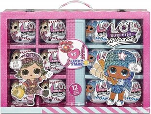 MGA - LOL Surprise All Star Sports Ultimate Collection Series 1 With 12 Sparkly Baseball Dolls hind ja info | Tüdrukute mänguasjad | kaup24.ee