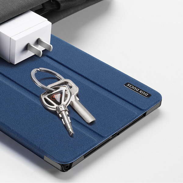 DUX DUCIS Domo kokkupandav tahvelarvuti kate Smart Sleep funktsiooni alusega Samsung Galaxy Tab A8 10.5 "2021, sinine