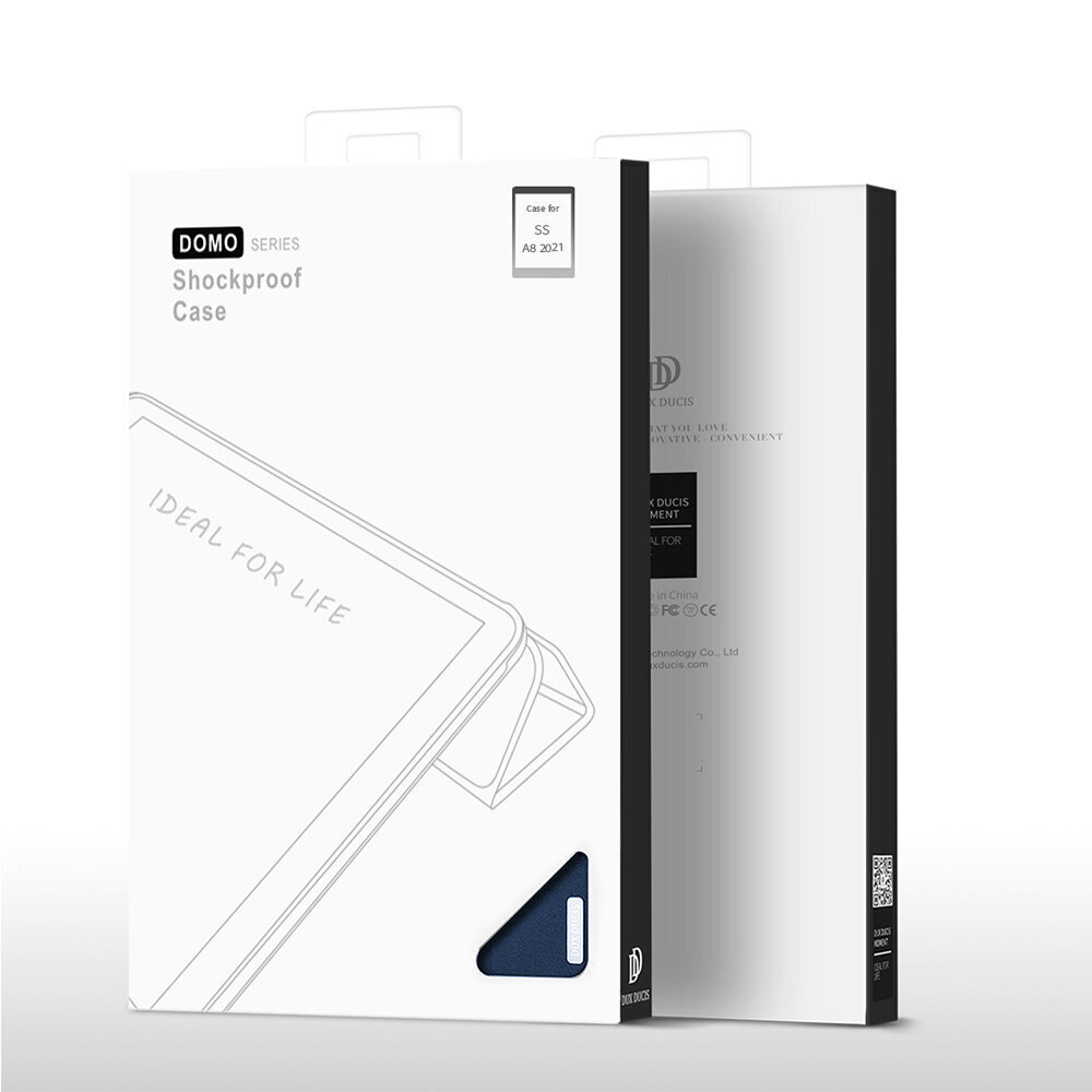 DUX DUCIS Domo kokkupandav tahvelarvuti kate Smart Sleep funktsiooni alusega Samsung Galaxy Tab A8 10.5 "2021, sinine цена и информация | Tahvelarvuti kaaned ja kotid | kaup24.ee