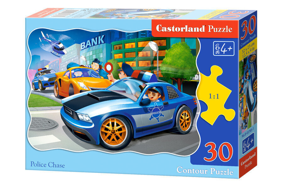 Puzzle 30 POLICE CHASE 03785 цена и информация | Pusled | kaup24.ee