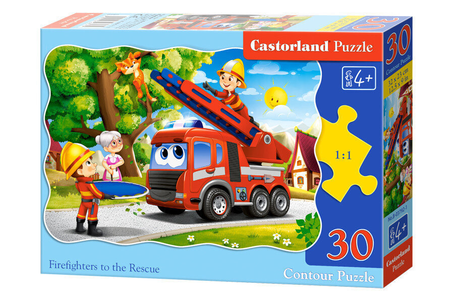Puzzle 30 FIREFIGHTERS TO THE RESCUE 03792 hind ja info | Pusled | kaup24.ee