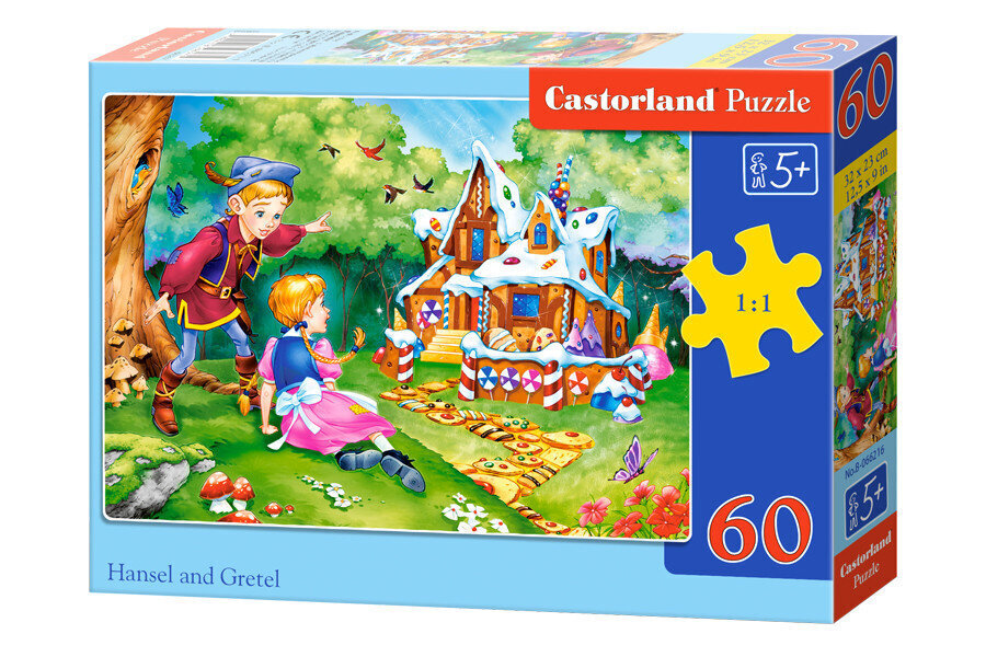 Puzzle 60 HANSEL AND GRETEL 066216 цена и информация | Pusled | kaup24.ee