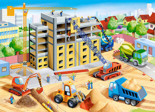 Puzzle 60 BIG CONSTRUCTION SITE 066223 hind ja info | Pusled | kaup24.ee