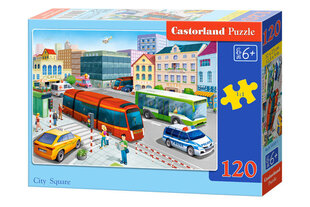 Puzzle 120 CITY SQUARE 13555 цена и информация | Пазлы | kaup24.ee