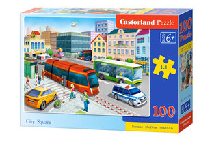 Puzzle 100 CITY SQUARE 111183 hind ja info | Pusled | kaup24.ee