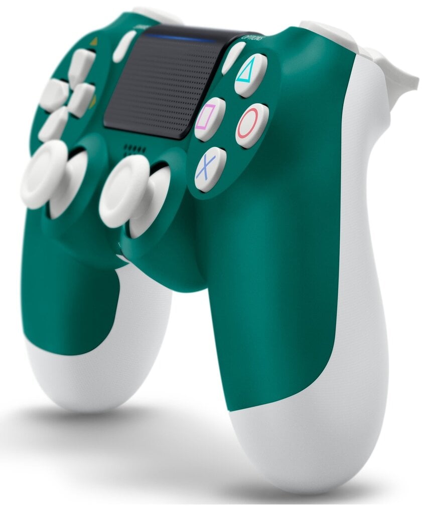 Games World PS4 Doubleshock 4 V2 juhtmeta mängupult / kontroller roheline/valge ( Alpine green), PS4 / PS5 / Android / iOS,PC jaoks hind ja info | Mängupuldid | kaup24.ee