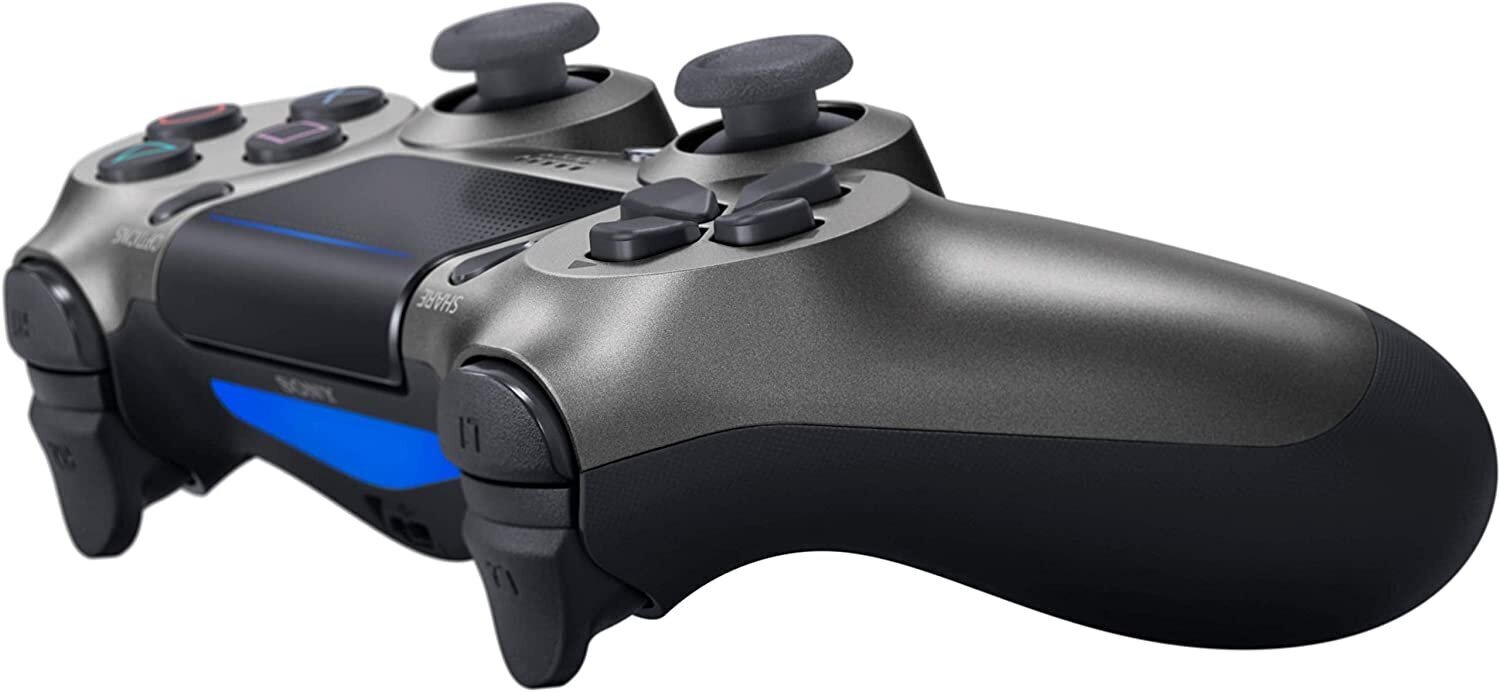 Games World PS4 Doubleshock 4 V2 juhtmeta mängupult / kontroller hall ( Steel Black) PS4 / PS5 / Android / iOS, PC jaoks hind ja info | Mängupuldid | kaup24.ee