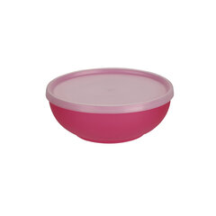 Миска с крышкой 17 см, 0,85 л, цвет красный цена и информация | Посуда, тарелки, обеденные сервизы | kaup24.ee