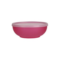 Миска с крышкой 17 см, 0,85 л, цвет красный цена и информация | Посуда, тарелки, обеденные сервизы | kaup24.ee