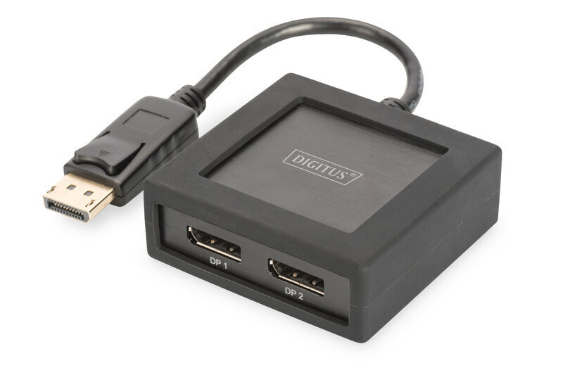 Digitus 4K DisplayPort Splitter, 1x2 цена и информация | USB jagajad, adapterid | kaup24.ee