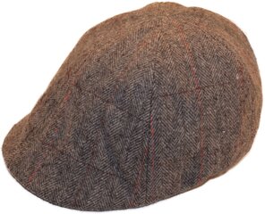 Herringbone mustriga Tviid sonimüts цена и информация | Мужские шарфы, шапки, перчатки | kaup24.ee