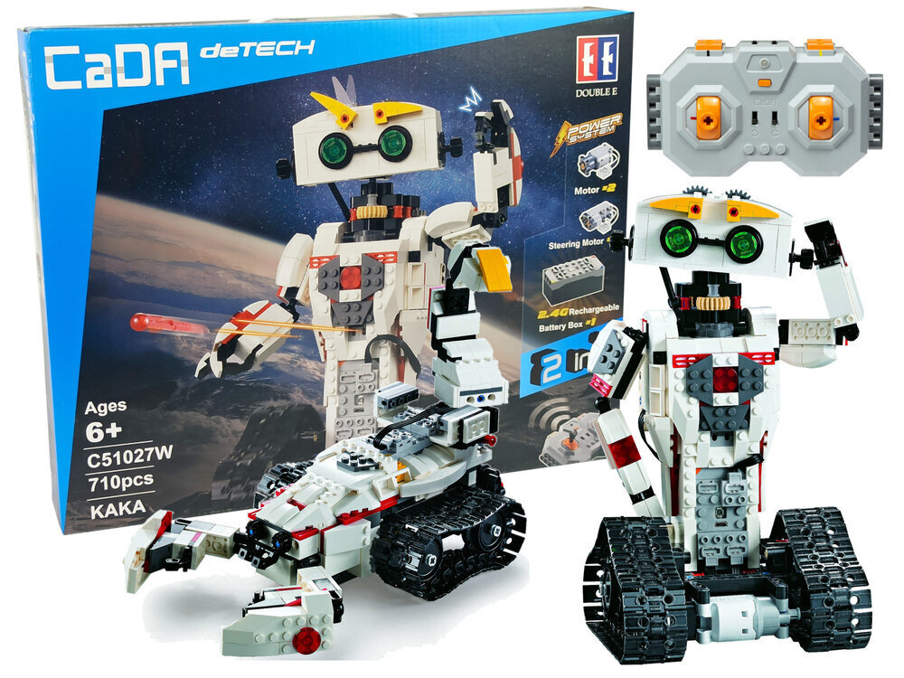 Kaugjuhitav konstruktor CaDA Kosmoserobot, 710 detaili цена и информация | Poiste mänguasjad | kaup24.ee
