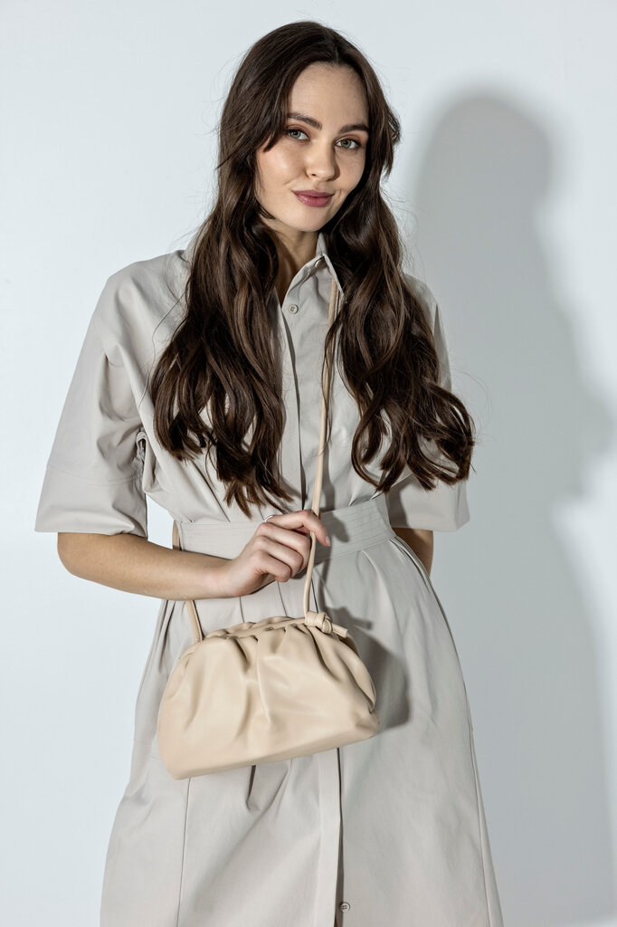 Naiste kott Hazel, helepruun hind ja info | Naiste käekotid | kaup24.ee