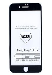 Защитное стекло дисплея 5D Full Glue Samsung S22 Ultra выгнутое черное без выреза цена и информация | Защитные пленки для телефонов | kaup24.ee