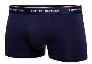 Meeste bokserid Tommy Hilfiger, 3 paari, ВМС 1U87903842 904 18427 kaina ir informacija | Мужские трусы | kaup24.ee