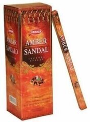 Благовония Krishan Amber - Sandal, аромапалочки, 8 шт. цена и информация | Ароматы для дома | kaup24.ee