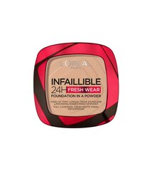 Kompaktne meigialus L'Oreal Make Up Infallible Fresh Wear, 9 g hind ja info | Jumestuskreemid, puudrid | kaup24.ee