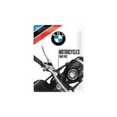Металлическая табличка 30x40см / BMW Motorcycles since 1923 цена и информация | Детали интерьера | kaup24.ee