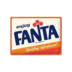 Metallplaat 30x40cm / Fanta - Logo hind ja info | Sisustuselemendid | kaup24.ee