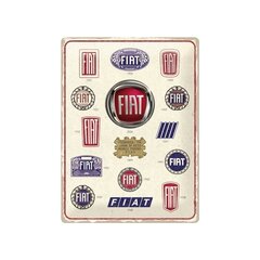 Metallplaat 30x40cm / Fiat - Logo Evolution hind ja info | Sisustuselemendid | kaup24.ee