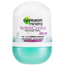 Минеральный шариковый дезодорант Garnier для женщин Action Control Roll-on 48h, 50 мл цена и информация | Дезодоранты | kaup24.ee