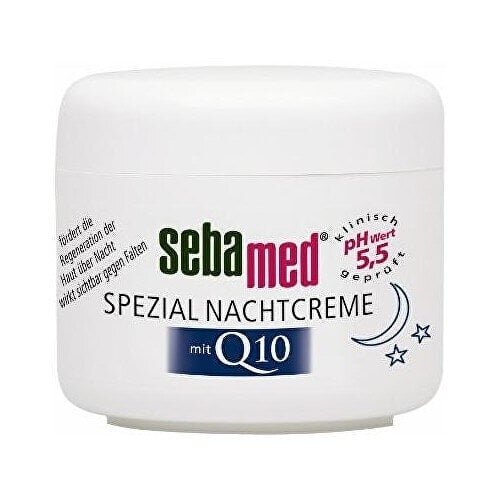 Öökreem Q10 vananemisvastase toimega Sebamed (Spezial Nachtcreme) 75 ml hind ja info | Näokreemid | kaup24.ee