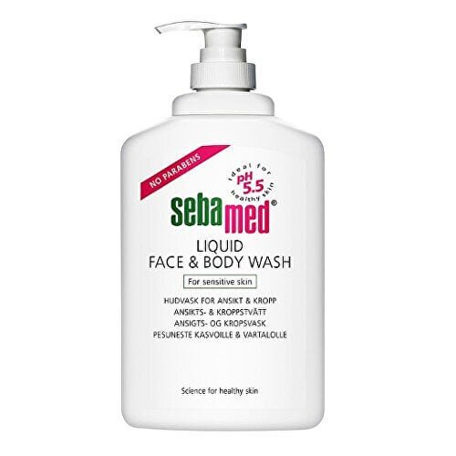 Pehme pesukreem näole ja kehale pumbaga Sebamed Classic(Liquid Face & Body Wash) 400 ml цена и информация | Näopuhastusvahendid | kaup24.ee