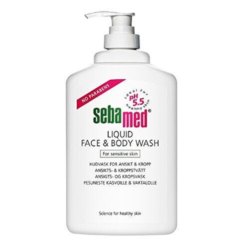 Pehme pesukreem näole ja kehale pumbaga Sebamed Classic(Liquid Face & Body Wash) 400 ml hind ja info | Näopuhastusvahendid | kaup24.ee